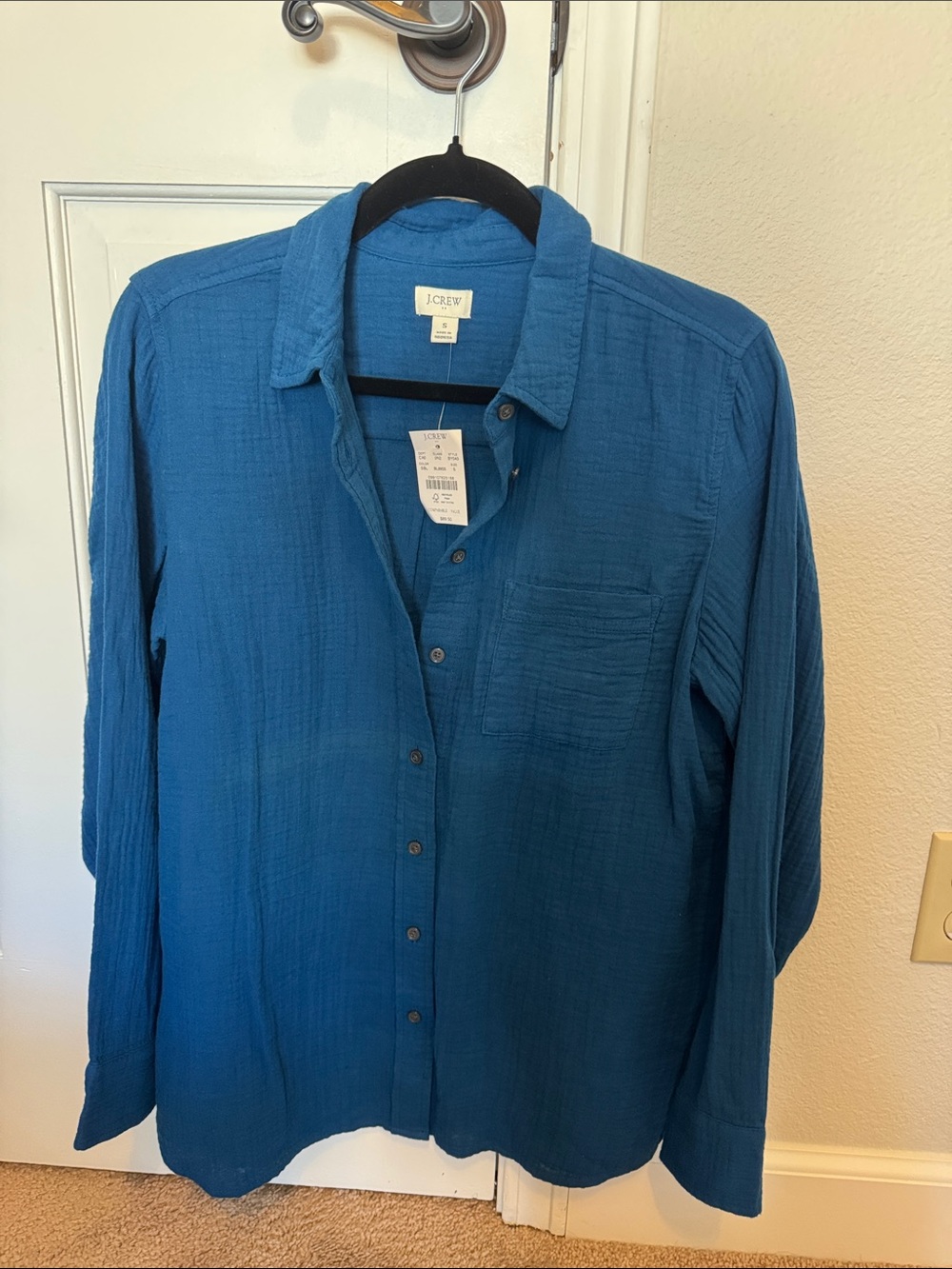 J. Crew Cotton Gauze Button Down Shirt